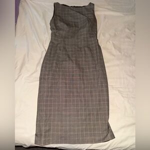 Banana Republic Brown Plaid Dress